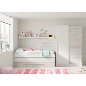 LOUNGITUDE Lit Gigogne JULES pas cher
