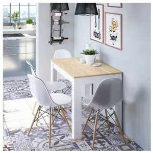 LOUNGITUDE Table à manger LILIAN L109 x P67cm - 109 x 67 x 78 cm - Usinestreet pas cher