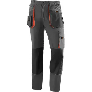 Pantalon long Top Range Taille S JUBA - Gris/Noir/Orange pas cher