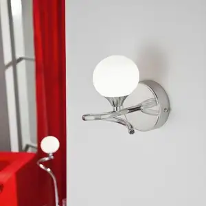 CRISTALRECORD Applique murale 1 luz lotto nickel satiné cr 006-2195-1-053 pas cher