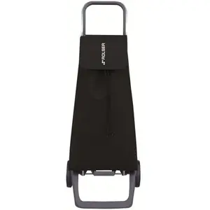 Chariot De Course Rolser 2 Roues Pliable Sac 40 Litres Noir Fermeture À Rabat pas cher
