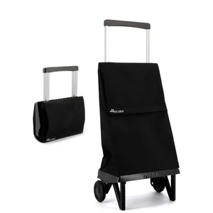 Chariot de course 6 roues pliant 43l monte escaliers rolser i-max mf noir