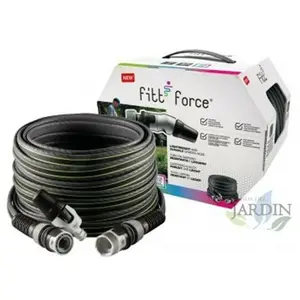 SUINGA Tuyau d'jardin Fitt Force 15mm 25 mètres, gris pas cher