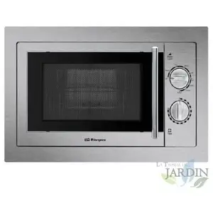 Suinga - Micro-ondes encastrable 800 w Orbegozo. Capacité 20L. Gril 1000W pas cher