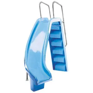 ASTRALPOOL Toboggan piscine courbé à gauche de 1,78 m de haut pas cher