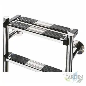 Suinga - Échelle divisée partie inférieure pour piscine 1 marche + marche de sécuritéVendu parcdiscount