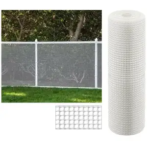 Suinga - Filet plastique carré pour terrasses, balcons ou clôtures 0,5... pas cher