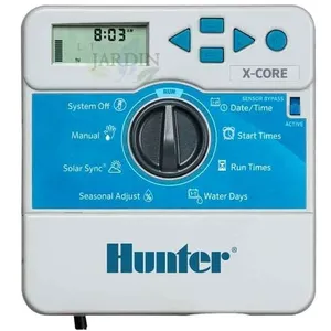 Hunter - Programmateur d'arrosage intérieur XCore, 8 zones d'arrosage ... pas cher