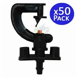 Suinga 50 x Arroseur d'irrigation Type G 180 Degrés Pendaison - Micro Arroseu... pas cher