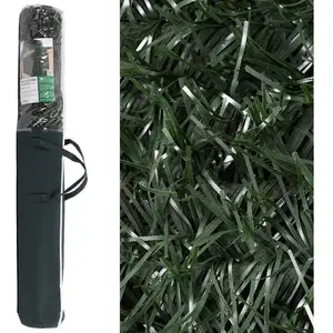 Suinga - Haie artificielle feuille mince 90 tiges Verde 2 x 3 m pas cher