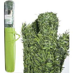 Haie de Jardin Artificielle 1,20x3 m Clôture de Protection de Jardin à Feuilles bicolore avec Dissimulation à 95%Vendu paramazon