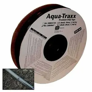 Gaine goutte à goutte 16mm, 125 metres. Goutteurs 1,16 l/h tous les 30...