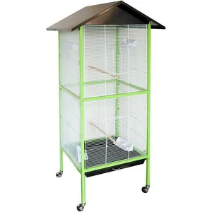 SUINGA Grande Cage Oiseau sur Pied Volière Canaries Perroquet Grosses ... pas cher