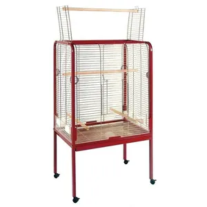 Grande cage à oiseaux sur pied, volière, perroquet, canari, perruche, ...