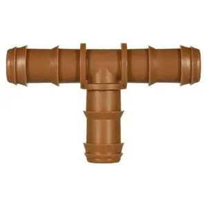 SUINGA Tee Arrosage goutte à goutte 16mm marron pas cher
