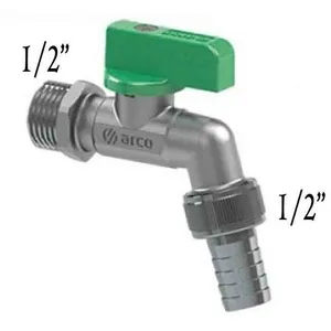 Suinga - Robinet Extérieur pour Jardin Anti-Calcaire, Entrée et Sortie 1/2'', Prévient le Calcaire en étant Plus DurableVendu parcdiscount