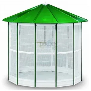 SUINGA Cage à oiseaux 12 côtés 232 x 255 cm pas cher