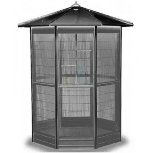 Comparateur de prix : Volière Cage à oiseaux 8 côtés peinte 150 x 235 cm galvanisée Utilisé ...