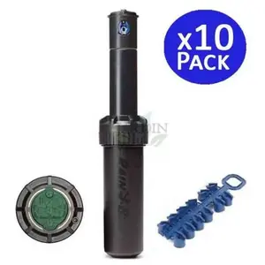 SUINGA 10 x Arroseur Rain Bird 5004-PLUS. Turbine portée de 7,6 à 15,2 mètres... pas cher