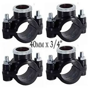 Suinga - 4 x Collier de prise en charge 40mm x 3/4''. Utilisé pour l'i... pas cher