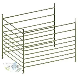 SUINGA Clôture en aluminium pour clôturer les animaux de la ferme 100 x 150 x 108 cm pas cher