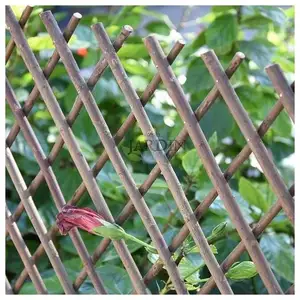 Suinga - TREILLIS en Osier Extensible, 50 x 150 cm pour jardin. Soie artificielle extensible.Vendu paramazon