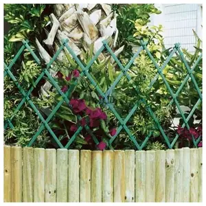 Suinga - Treillis en PVC vert 50 x 150 cm pour jardin. Soie artificielle extensible. pas cher
