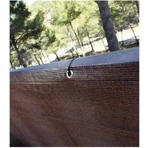 Suinga - Maille de balcon marron 0,9 x 3 m, 100% occultation, Filet Br... pas cher