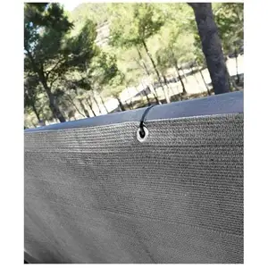 SUINGA Maille de balcon gris 0,9 x 3 m, 100% occultation, Filet Brise ...