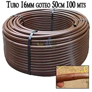 SUINGA Tuyau d'arrosage goutte à goutte 16mm à 50 cm marron, 100 mètres Suing... pas cher