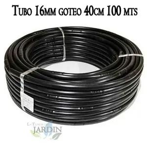 Suinga - Tuyau d'arrosage goutte à goutte 16mm à 40 cm noir, 100 mètres pas cher
