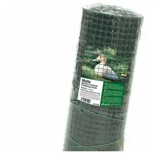 SUINGA Grillage à Poule 13mm 0,5x10 m. Galvanisé Maille carré en plast... pas cher