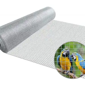 Suinga - Grillage à Poule 13mm 0,5x10 m. Galvanisé Maille carré Clotur... pas cher
