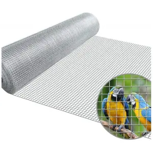 Suinga Grillage à Poule 6mm 0,5x10 m. Galvanisé Maille carré Cloture poulailler voliere Poulailler Jardin metallique Grillage Triple pas cher