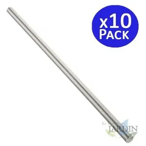 SUINGA 10 x Tige métallique de 8 mm, longueur 1,2 mètre. Pour installation d'... pas cher