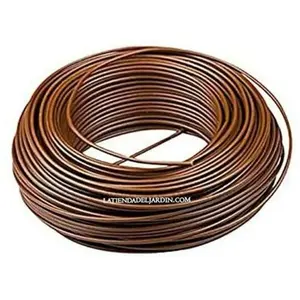 SUINGA Tuyau flexible d'arrosage 4x6 mm. Conducteur pvc souples marron, 50m, ... pas cher