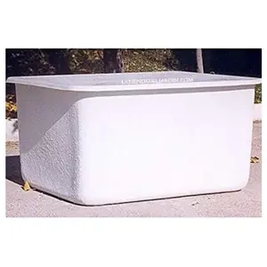 Réservoir rectangulaire en fibre de polyester 300 l + Couvercle, 104x7...Vendu parmanomano