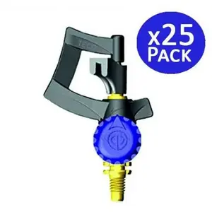 25 x Arroseur réglable rotatif 360º Tète pulvérisation pelouse Buse Br...Vendu paramazon