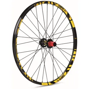 Roue vtt 27.5 av blocage jante noir mach1 neo. moy. Shimano m475 disque 6t.noir
