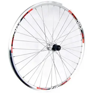 Roue Avant Vélos Route VELOX Mach1 CFX - Jante Argent 700C, 32 Trous, Moyeu Miche Magnum - 100 Mm