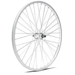Roue arrière jante cyber 10 aluminium blocage acier Gurpil - argenté - 26"Vendu paramazon