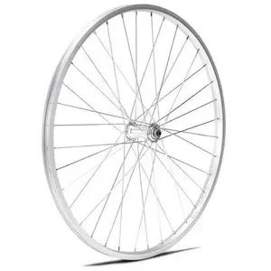 Comparateur de prix : Roue avant aluminium jante cyber 10 blocage Gurpil Argenté 26" 63925