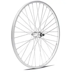 Comparateur de prix : Roue arrière jante cyber 10 aluminium blocage acier Gurpil Argenté 26" 63926