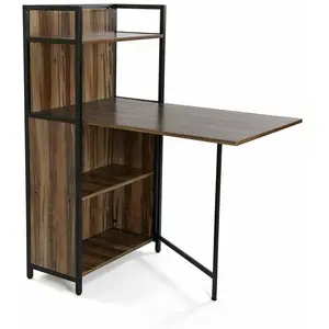 Shelves Versa 10330150 Folding Table Metal MDF Wood (60 x 30 x 120 cm)Vendu paramazon