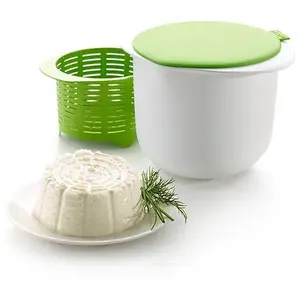 Cheese Maker Lékué 0220100V06M017 Fromage Frais, Vert / Blanc pas cher