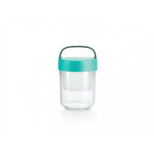 Comparateur de prix : Lekue Lékué Jar To Go boîte à goûter petit format coloration Turquoise 400 ml