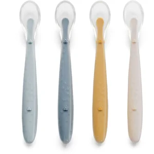 Lot de 4 cuillères silicone MULTICOLORE Jané pas cher