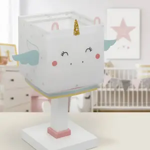 DALBER Lampe De Table Pour Enfant Little Unicorn Petite Licorne pas cher