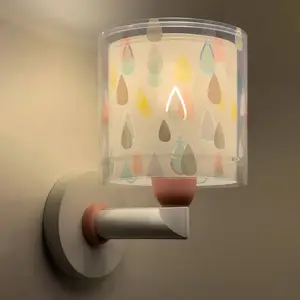 Dalber Color Rain applique avec câble et prise