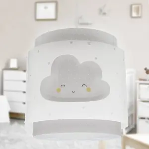 Dalber Lampe Suspension Enfant Baby Dreams Nuage Gris, lustre chambre enfant, 76012E, E27Vendu paramazon